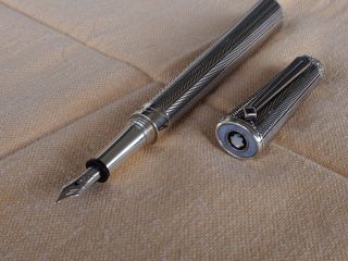 Montblanc: Marlene Dietrich Sterling Silver Limited Edition Fountain Pen