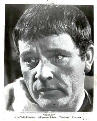 1965 Press Photo Actor Richard Burton Becket Celebrity Shakespearean Film 8x10