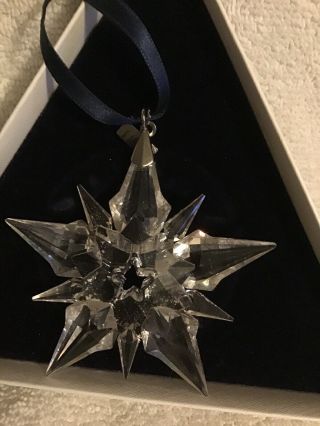 Swarovski Large 2001 Annual Snowflake Star Ornament