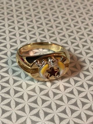 Shriner Ring 10k Gold Sz 11