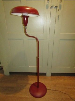 Vintage Swivel Flying Saucer Light Adjustable Floor Lamp Mid Century