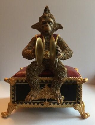 Phantom Of The Opera,  Monkey Music Box/figurine,  Sf Music Box Company