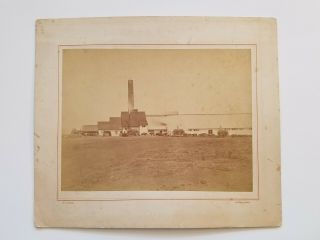 H.  L.  Chase Early Albumen Photograph Of A Hawaiian Sugar Mill,  Late 1800 