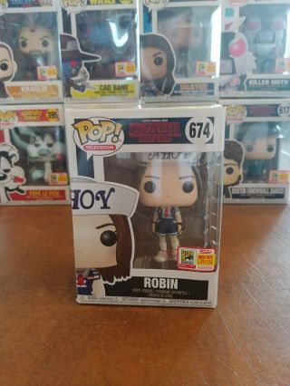 Funko Pop Sdcc 2018 Robin Stranger Things 1800 Limited