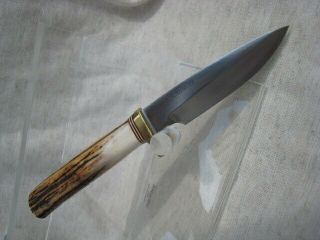 Randall Made Knife Model 26 Stag Handle Limited Edition L.  L.  Bean Carbon Steel