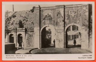 Gibraltar Postcard Southport Gate R/p