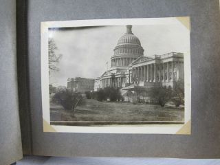 Antique 1920 ' s Photo Album Washington DC Trip Train Wreck Hiking 95± Photos yqz 4