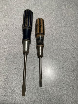 Stanley No.  90 And 2590 Yankee Slotted Screwdriver