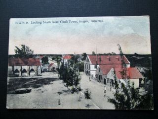 Looking North From Clock Tower,  Inagua,  Bahamas - A.  H.  M.  (1907)