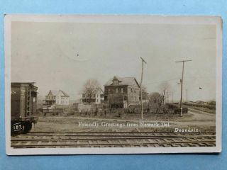 Rppc - Newark De - Railroad - Houses - Deandale - Delaware - Del - Ed Herbener - Castle Cty