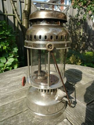 Vintage Very Rare Optimus no.  100 Kerosene pressure lantern in. 2