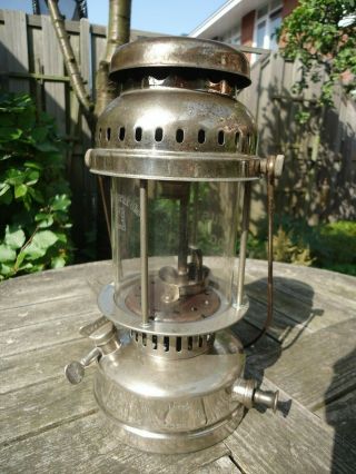 Vintage Very Rare Optimus no.  100 Kerosene pressure lantern in. 3