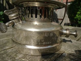 Vintage Very Rare Optimus no.  100 Kerosene pressure lantern in. 4
