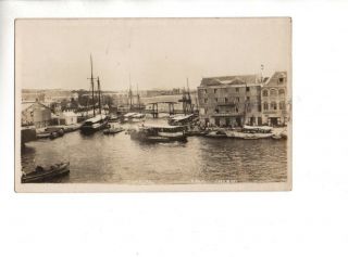 Curacao Trading Co Etc Ships At Curacao Lesser Antilles West Indies Rp Postcard