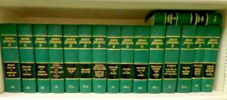 Law Books: American Jurisprudence 2d Vol.  54 - 62b Green Color Vintage Decorative