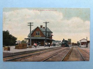 Pennsylvania Railroad Station - Georgetown De - Delaware - Del - Depot - Sussex County - Rr
