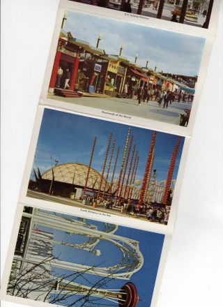 Seattle World ' s Fair - Century 21 - Postcard - Mailer - Souvenir 3