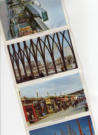 Seattle World ' s Fair - Century 21 - Postcard - Mailer - Souvenir 4