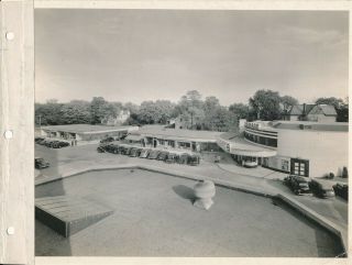 Suburban Theatre Ardmore,  Pa 1937 Photo Art Moderne Shopping Center