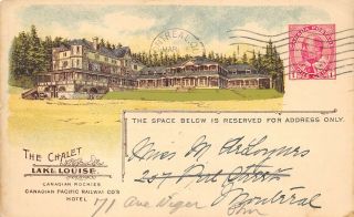 The Chalet Lake Louise Canadian Pacific Railway Statement Of Earnings Alta 011