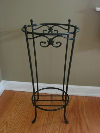 Longaberger Wrought Iron Stand For Classic Or Jw Full Size Umbrella Basket Rare