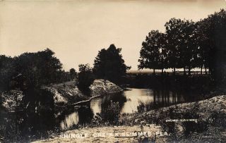 Fl 1900’s Real Photo Shingle Creek At Kissimmee,  Fla - Osceola County - Orlando