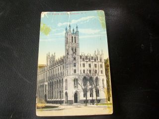 Vintage Postcard - First Baptist Church,  Syracuse,  York - 1915