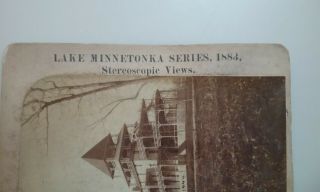 Lake Minnetonka stereoscope 1884 Park Hotel 4