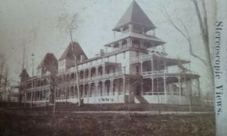 Lake Minnetonka stereoscope 1884 Park Hotel 5