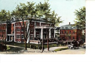 Dartmouth College Getting Ready For Football Game 1908 Tuck Card