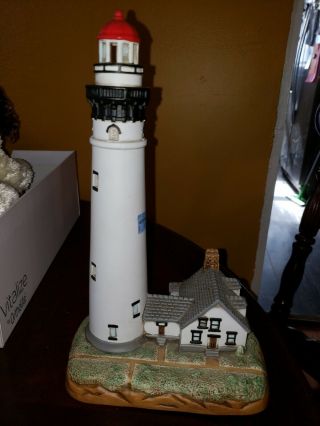 Geo Z Lefton Presque Isle Lighthouse Figurine Collectible 11 3/4 " Tall