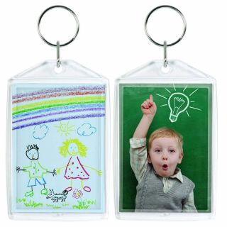 Acrylic Photo Snap - In Keychain - 25 Pack (2 " X 3 ")