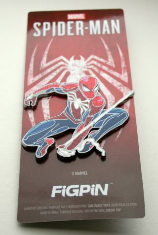 Marvel Comics Figpin Spider - Man 119 Premium Enamel Lapel Pin Moc
