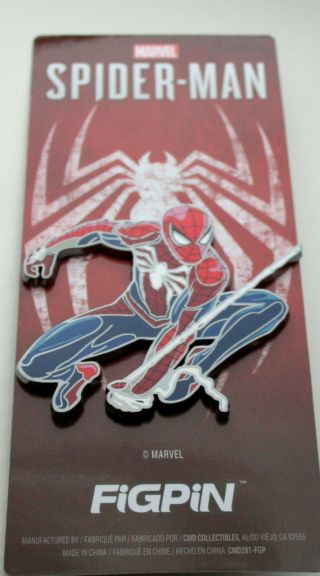 Marvel Comics Figpin Spider - Man 119 Premium Enamel Lapel Pin MOC 2