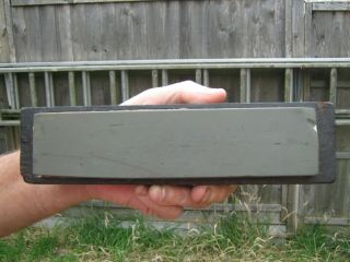 Natural Charnley Forest Sharpening Stone In Wooden Base