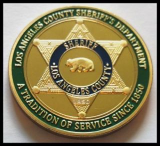 Los Angeles County Sheriff Office Challenge Coin