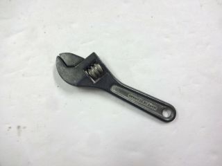 Vintage Made In Germany Mini Adjustable Crescent Style Wrench 2 3/4 " Long Vgc