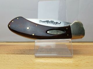 1981 Case Xx Usa 9 Dot Sidewinder Knife Rosewood Handle
