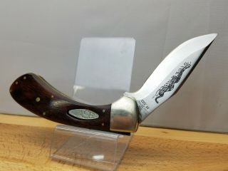 1981 Case XX USA 9 Dot Sidewinder Knife Rosewood Handle 2