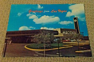 Greetings From Las Vegas Hacienda Hotel Casino Postcard