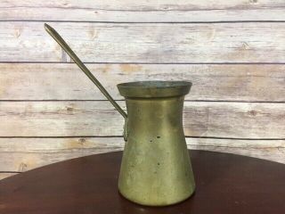 Vintage Brass Ladle Pitcher With Long Handle