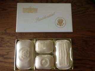John F Kennedy White House Brass Etching Plate for Boxed Soaps ONE OF A KIND ?? 6