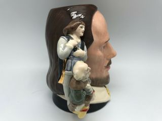 ROYAL DOULTON - William Shakespeare Large Character Jug D6933 - 791/2500 - RARE 4