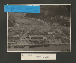 Happy Valley Race Track,  Hong Kong,  China,  1930 Photograph