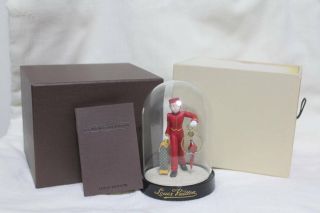 Authentic Louis Vuitton Snow Dome Page Boy 2012 Figurine Object Limited Novelty