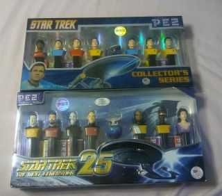 Star Trek Pez Dispensers - Next Generation And - Limited Edition