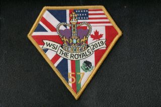 2019 World Scout Jamboree Uk The Royals 57 Woven Silk Patch
