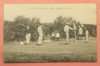 Unusual Teela - Wooket Archery Camp Golfers Golf Course Roxbury Vt