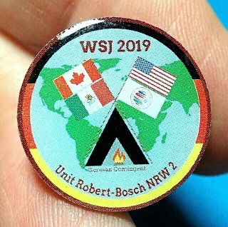 24th 2019 World Scout Jamboree Offl Wsj Germany Contingent Badge Not Patch Pin