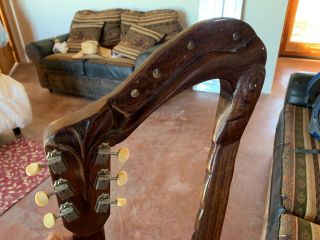 Guitar handcraft in the style of Gibson Style U Harp Guitar 3